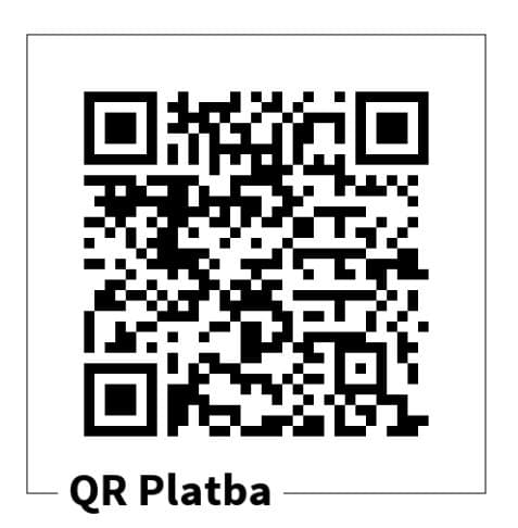 QR kód pro platbu 500 Kč